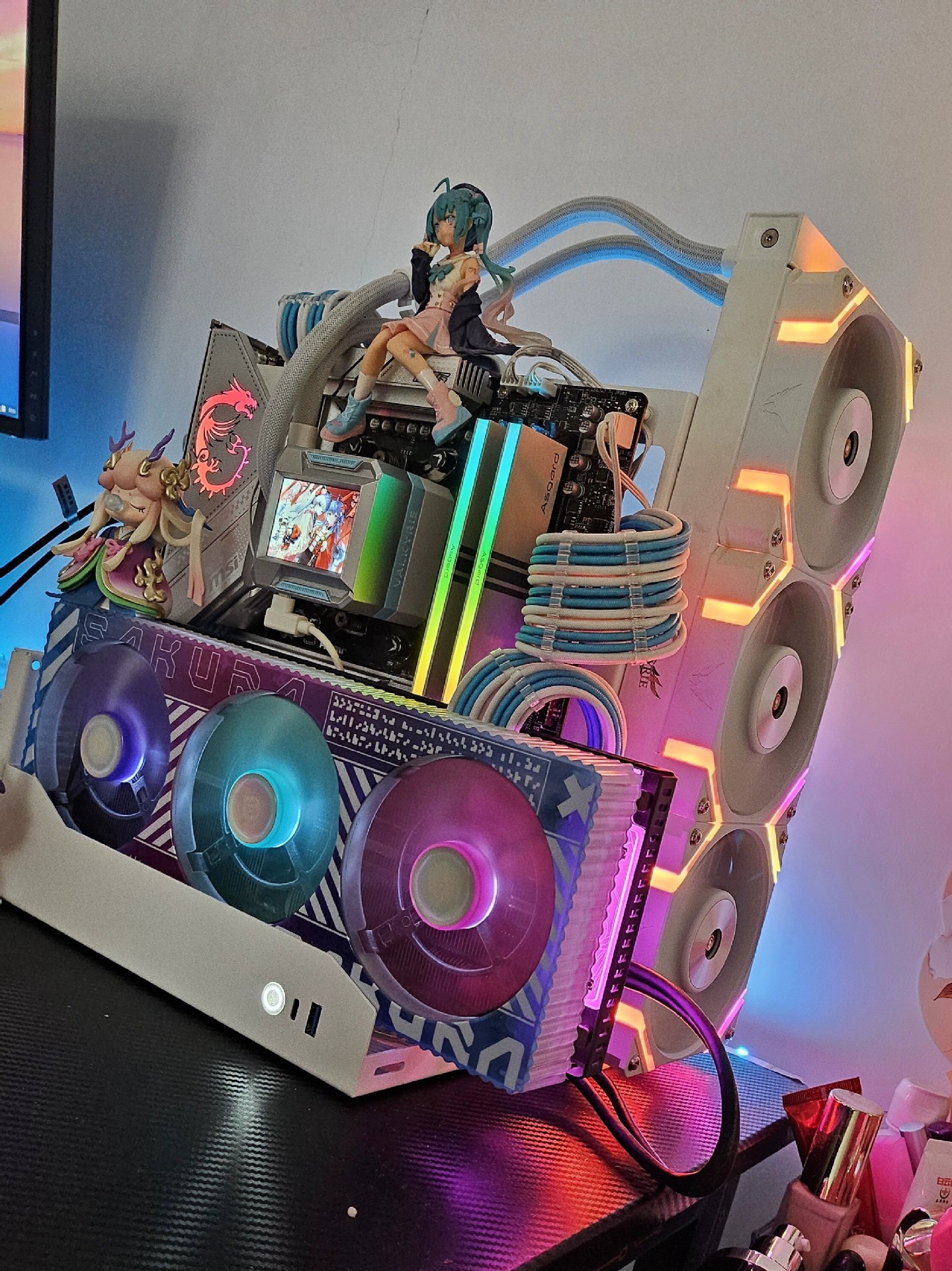 超导合体matx atx开放式机箱 一体式机箱 小机箱 便携机箱