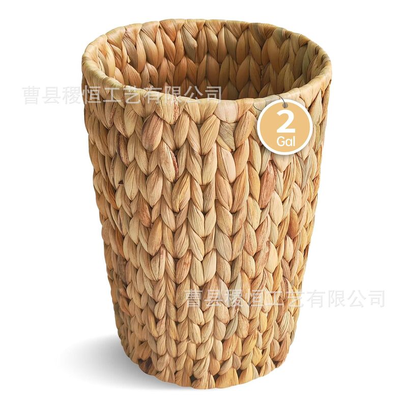 Cross-Border Gourd Grass Woven Trash Basket, Living Room Decorative Trash Storage Bin, Bedroom Bedside Storage Basket, Dirty Clothes Basket Cross-Border Gourd Grass Woven Trash Basket, Living Room Decorative Trash Storage Bin, Bedroom Bedside Storage Basket, Dirty Clothes Basket