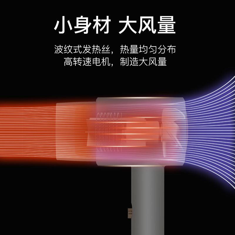 雷瓦電気ヘアドライヤー寮用学生小電力500w寝室の女性ヘアケア小型携帯用風筒|undefined