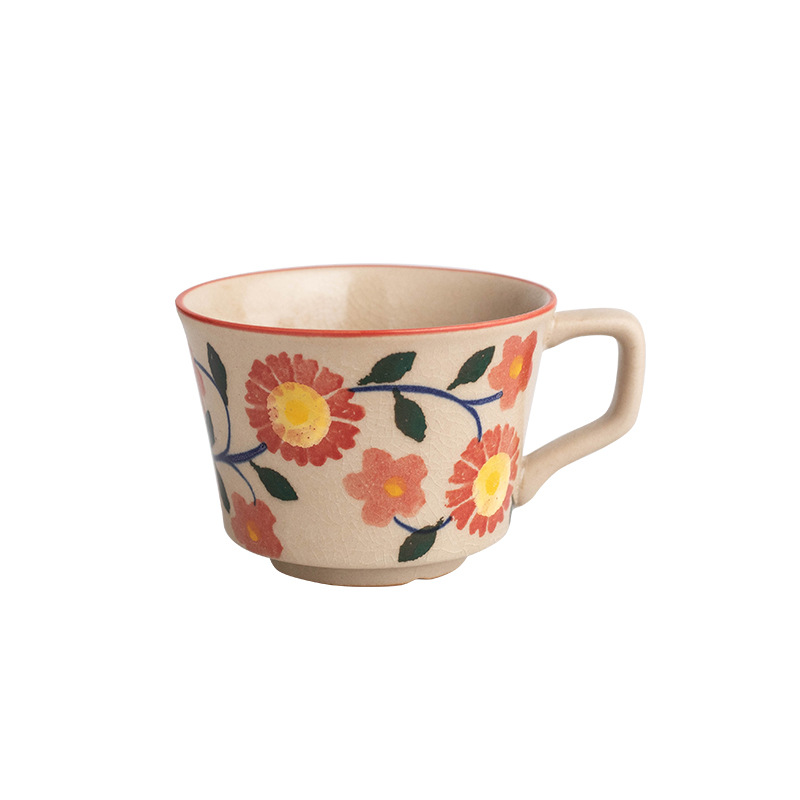 Taza para Desayuno de Cerámica de Porcelana Blanca Resistente a Altas Temperaturas para el Hogar image 5