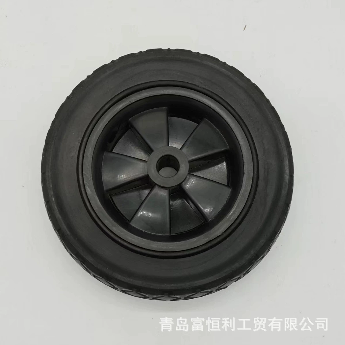 6x1.5 твердые резиновые колеса тележки для инструментов шины для воздушных компрессоров для кемпинга колеса для тихих износостойких