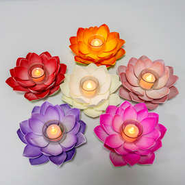 厂家直销EVA荷花灯，EVA莲花灯，颜色鲜艳