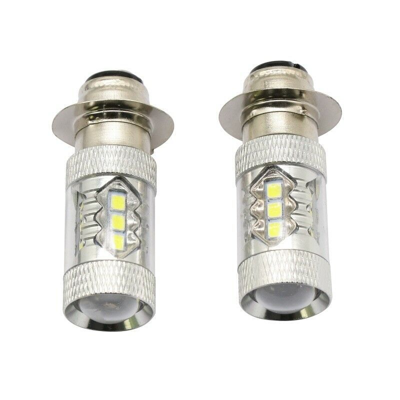 Motorcicleta H6 80W p15d Motorcicleta modificada faro luz de niebla H6M luz de montaña
