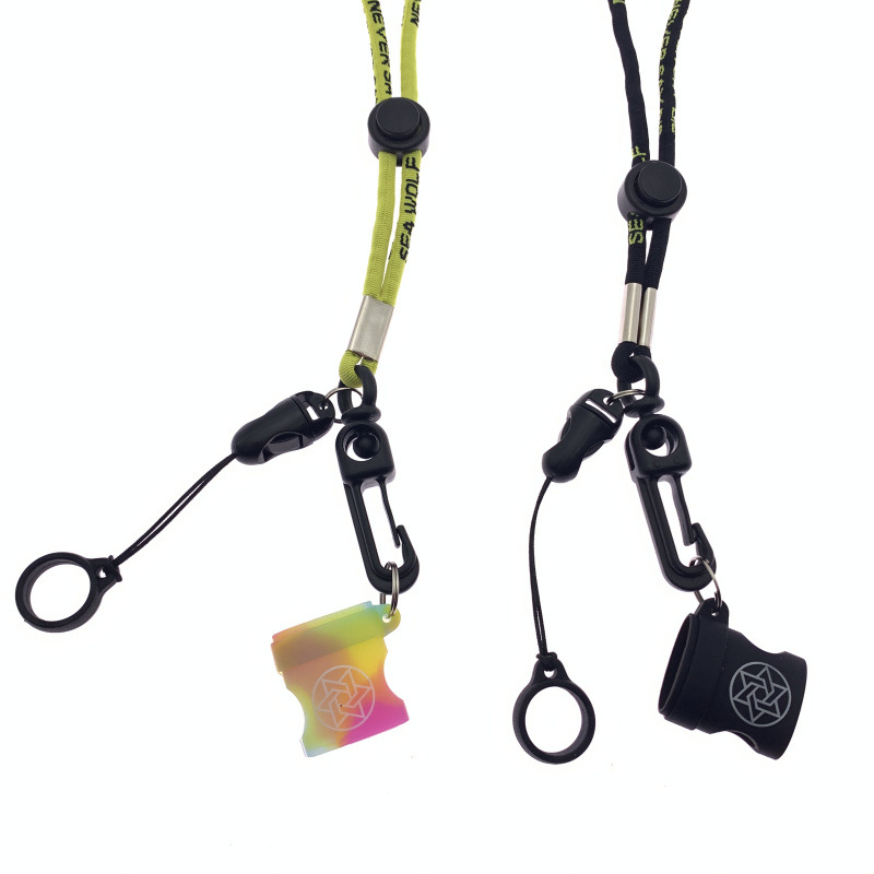 Conjunto funcional deportes cordón cuello cuerda collar portátil anti-pérdida cuerda aplicable barra electrónica láser pluma traducción pluma cabeza grande