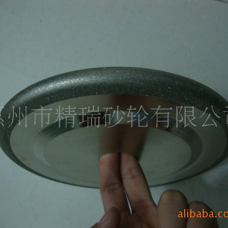 供应金刚石电镀外圆双面加强砂轮打磨凹凸位，表面镀砂形状按要求
