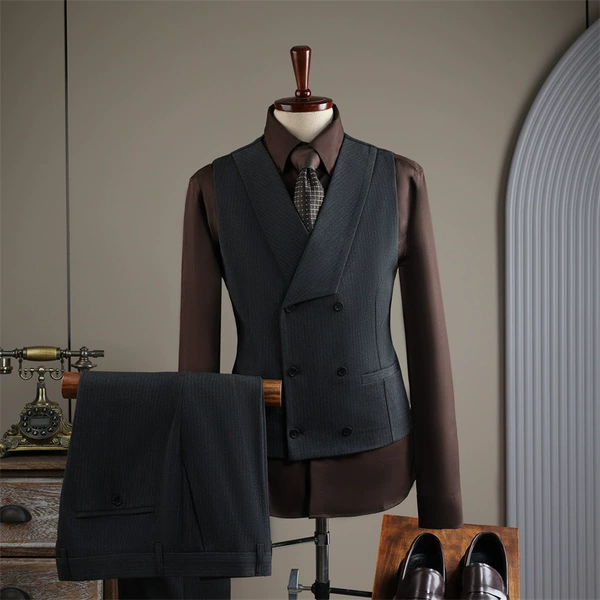 Deep gray (double row vests)