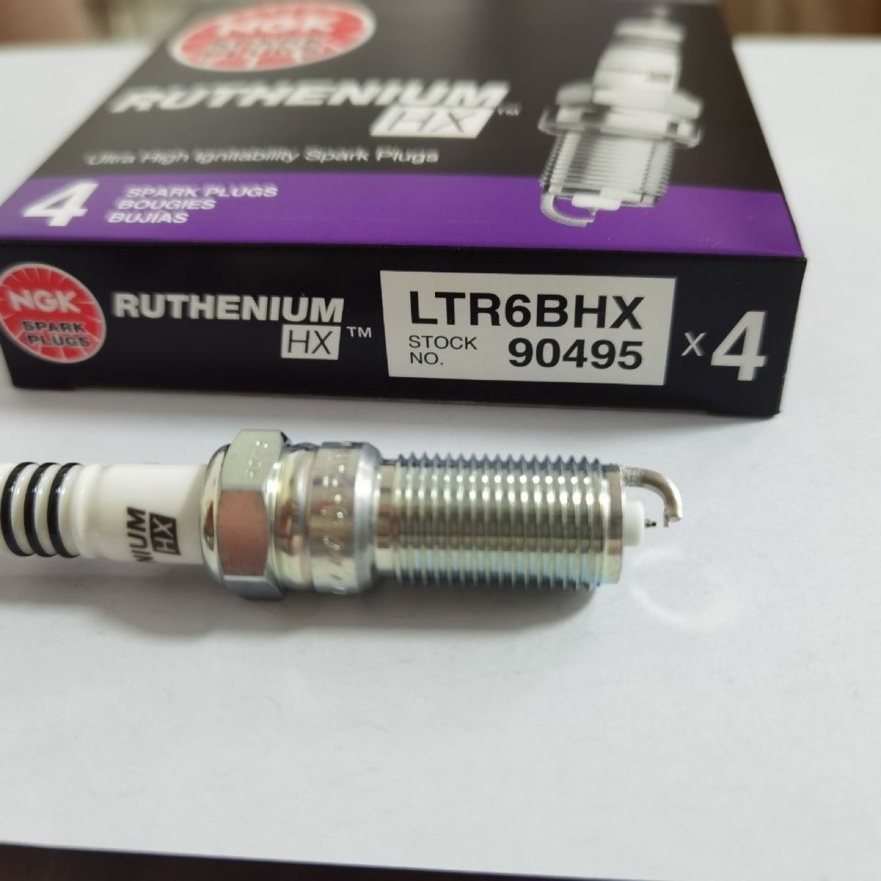 NGK HX Ruthenium Platinum Spark Plug 90495LTR6BHX for Ford Focus