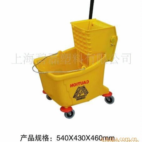 36升高级单桶榨水车 拖把桶清洁桶 加厚款大号全新料540*430*460