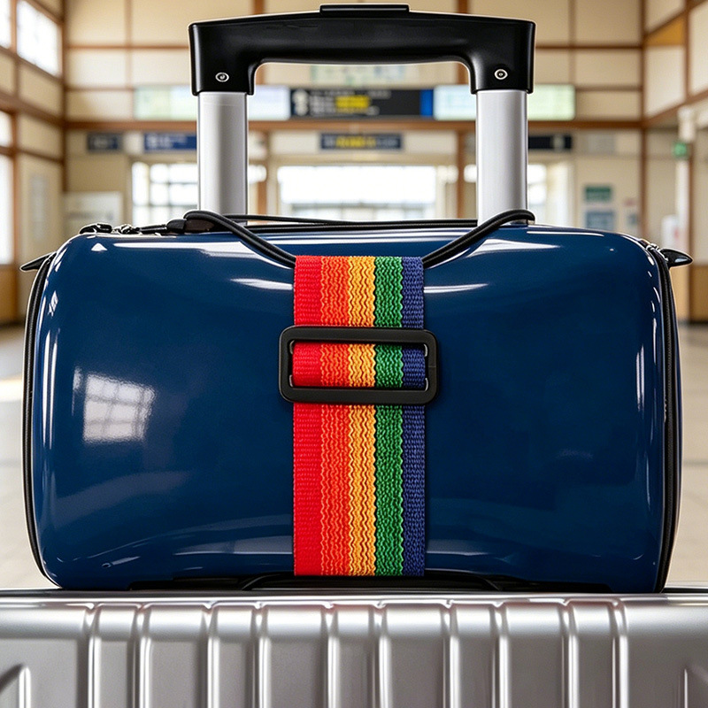 Cross-border manufacturer luggage packing strap, travel bag fixing strap, luggage elastic rope, bundling strap, luggage securing strap