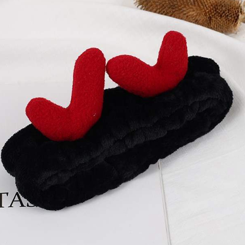 Estilo coreano ins vendiendo lindo asta lavado de cara banda de pelo femenino Otoño e Invierno banda de pelo de felpa diadema banda de pelo de terciopelo de coral al por mayor