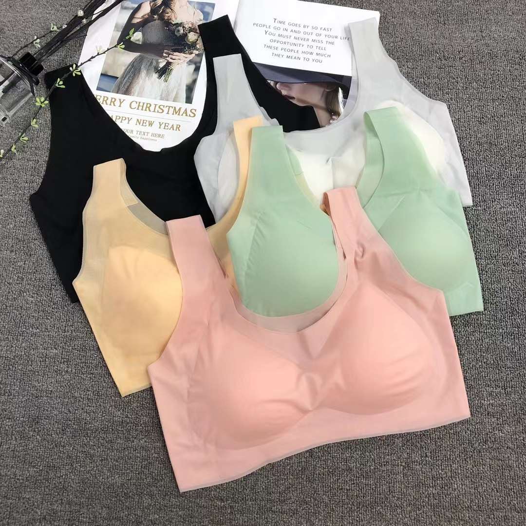 Nueva inconsútil alto elástico belleza de alta calidad las mujeres chaleco inalámbrico yoga sujetador ropa interior deportiva al por mayor