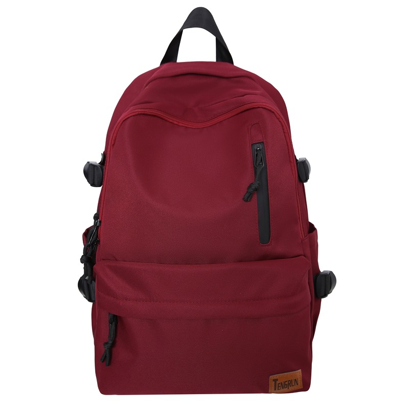 Mochila de nailon de gran capacidad de marca de moda 2024 mochila nueva simple universidad escuela secundaria escuela secundaria estudiante mochila escolar al por mayor