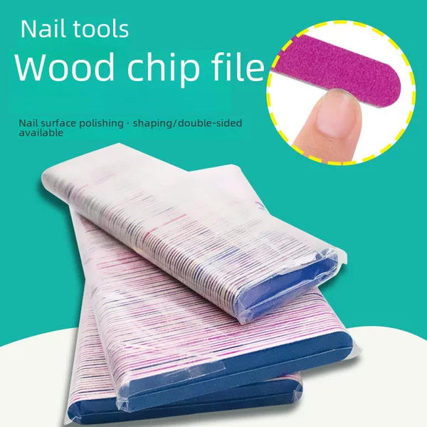 Manicure scrub Polish nail surface double-sided nail small nail rubbing strip nail tools supplies nail file Mini small file