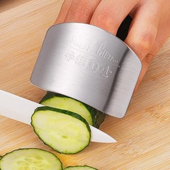 Creative stainless steel vegetable cutting hand guard creative kitchen gadget finger guard multifunctional vegetable cutting finger guard