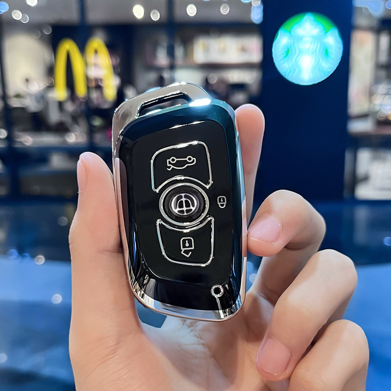 중국 A-스마트 3 키 [싱글 쉘 블랙]]