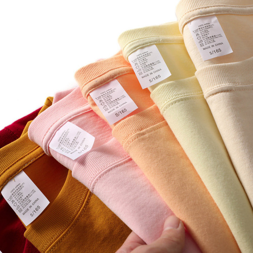 180g new pure cotton comfortable fabric multi-color versatile large size loose slimming men's and women's matching short-sleeve T-shirt