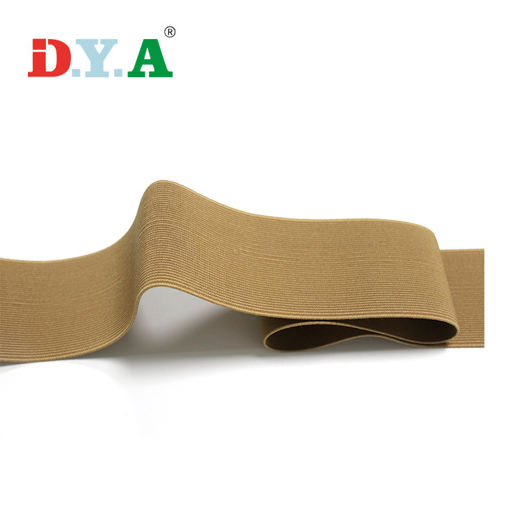 钩编松紧带针织弹力橡筋带平纹裤腰松紧带服装婴儿裤腰钩边带