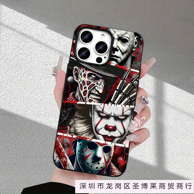 Spliced ​​Skull Suitable for Apple 16 Mobile Phone Case Iphone14/13 Halloween 15Promax Cross-Border 11P