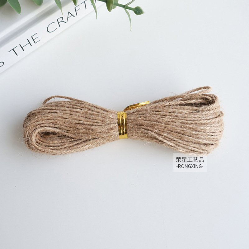 Cuerda de cáñamo Cuerda de cáñamo de bricolaje Cuerda hecha a mano de alta calidad Cuerda de cáñamo de grosor natural Adornos artesanales Cuerda de encuadernación colgante al por mayor image 18