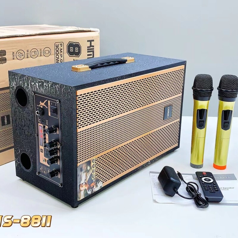 Kimiso広場舞音響k歌8インチ音響高出力無線ダブルマイクbluetooth携帯スピーカー|undefined