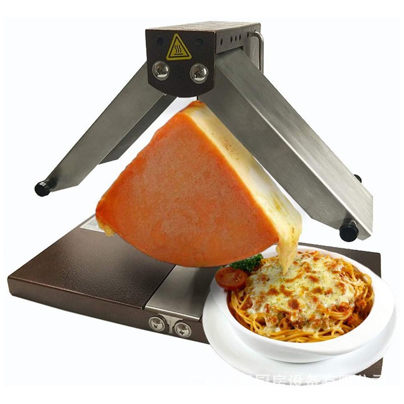 Máquina de calentamiento de queso semicircular, máquina de fusión eléctrica comercial, restaurante occidental, calentamiento de queso comercial transfronterizo