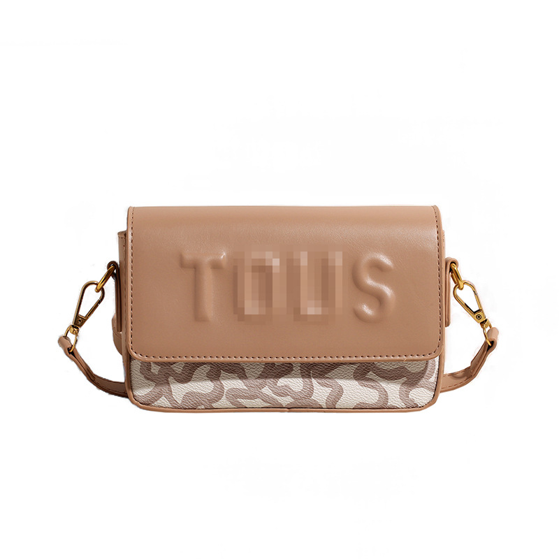 Bolsos transfronterizos para mujer 2024 nueva tendencia de moda bolsos de mujer bandolera bolso de cadena con letras bags pequeño bolso cuadrado