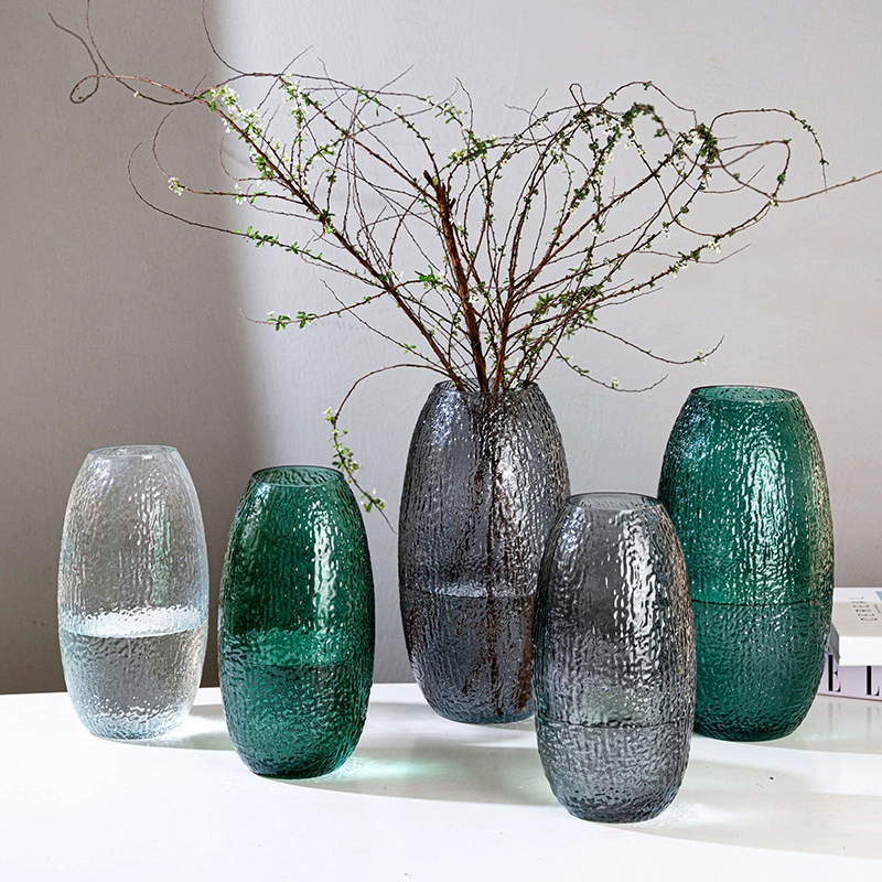 Большая ваза от пола до потолка Бодхи стеклянная ваза прозрачные цветы