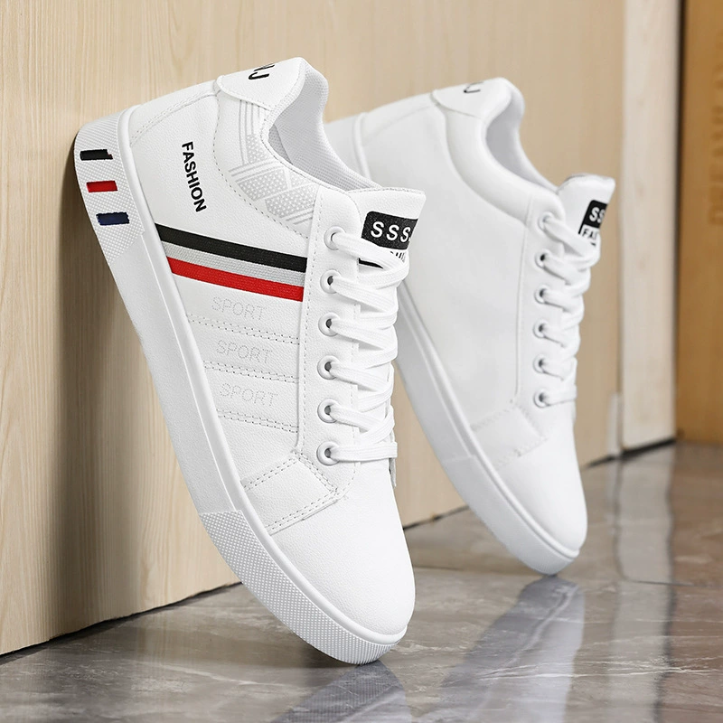 2024 Весенняя повседневная обувь новая средняя и высокая маленькая белая обувь Специальный большой размер мужской кроссовки тренд дышащая спортивная обувь мужской