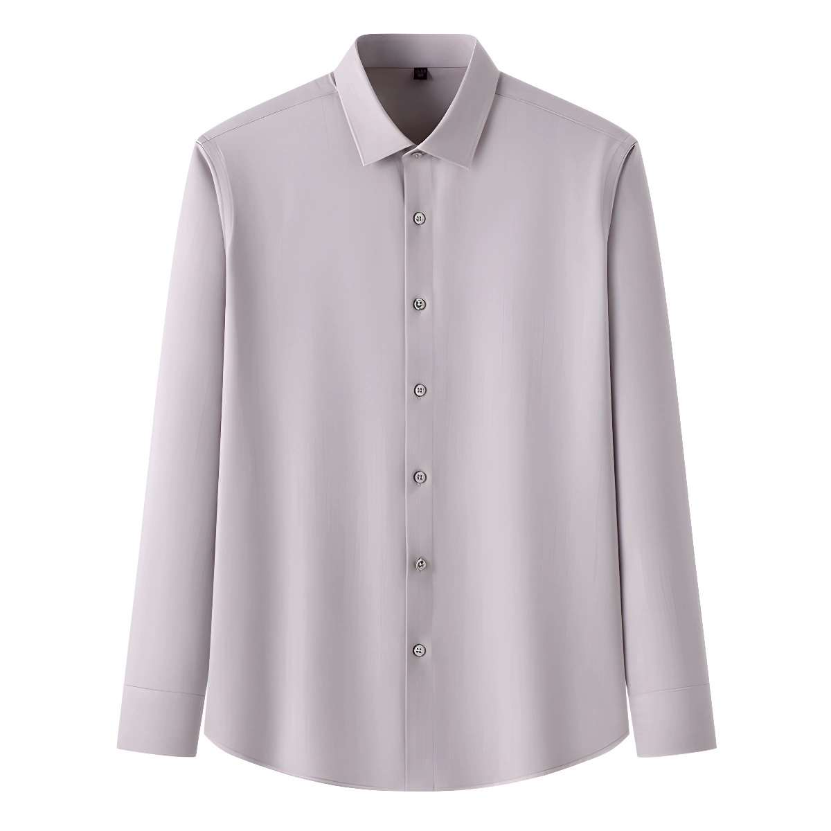 Новая весенне-осенняя рубашка из новой шерсти, мужская деловая повседневная рубашка с длинными рукавами, облегающая рубашка без глажки, профессиональная официальная одежда для мужчин