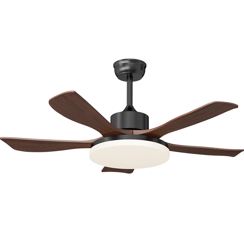 2026 nueva lámpara de ventilador de techo de sala de estar dormitorio comedor medieval gran volumen de ventilador silencioso lámpara de ventilador L335