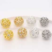 �U������΢��ʯɢ�� 18K����ɫdiyˮ������朸����Ʒ���