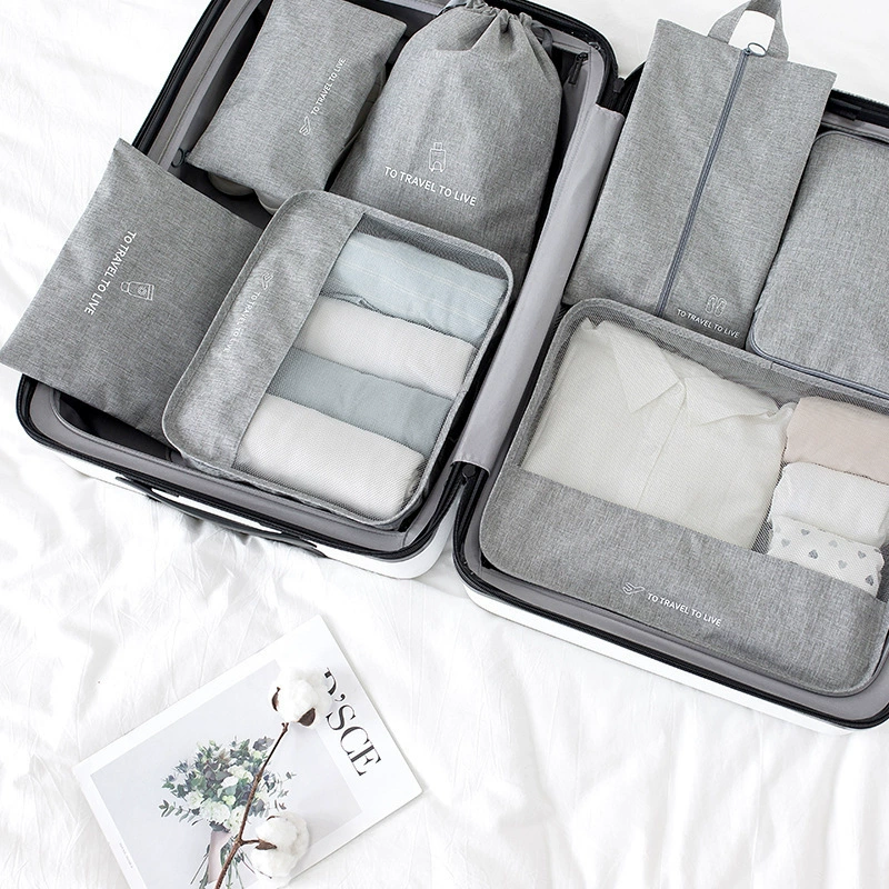 Storage bag for traveling, set, capacious storage system, handheld organizer bag