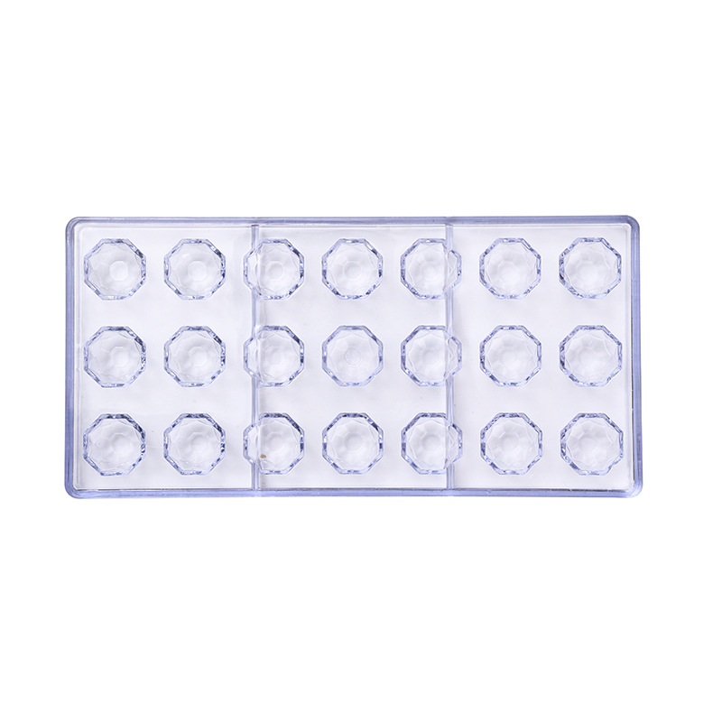 Suministro directo de fábrica molde de chocolate DIY herramientas para hornear molde de caramelo de chocolate de plástico duro molde para hornear