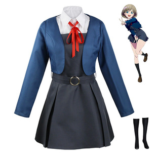 Lovelive Tang Keke Ежедневный кампус Униформа Косплей Костюм Сибуя Хуа Инь COS Костюм для выступлений