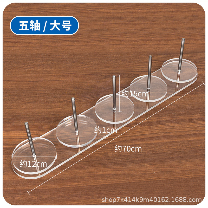 Herramienta auxiliar de tejido manual desmontable marco de eje giratorio de lana portátil bobina de plástico de lana