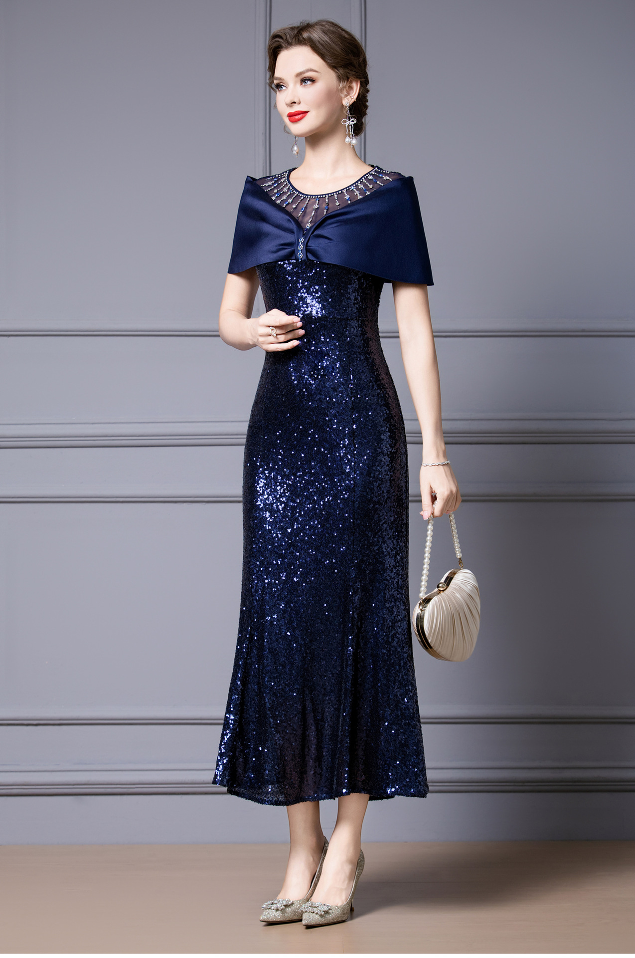 GraceChic Zhili Plus Size Important Occasion Summer Women 2025 New Heavy Beaded Rhinestone Long Light Formal Dress_voghion.com