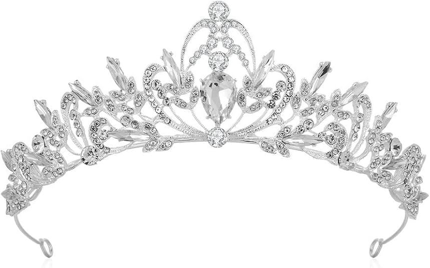 Bridal headband aleación diamante corona barroco rojo cumpleaños princesa vestido de alta sensibilidad banda joyas para el cabello