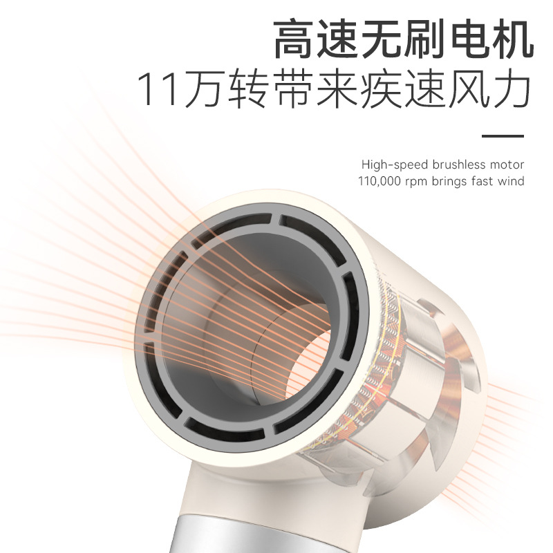 Kemei transfronterizo KM - 6896 secador de pelo de alta potencia no daña el cabello secador de pelo de iones negativos gran viento