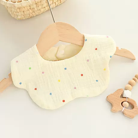 Colorful polka dots (petal bib)