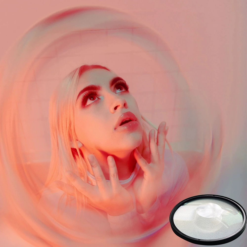 Камера Вихревой фильтр со специальными эффектами 77 мм Призма Аксессуары для фотографий Размытие кино и телевидения Реквизит Преломляющий калейдоскоп