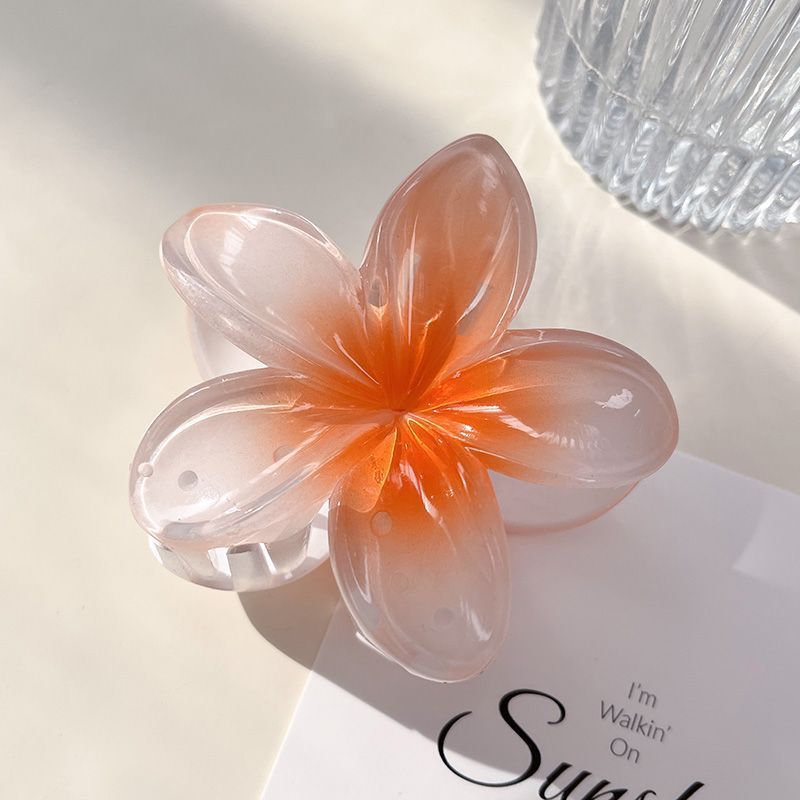 クロスボーダーの卵の花は大きいサイズの高級感のグラデーションの花の髪を挟んで後頭部を挟みます。|undefined