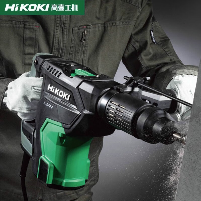 HiKOKI martillo eléctrico pesado original Hitachi picador eléctrico industrial de alta potencia taladro de impacto de velocidad variable