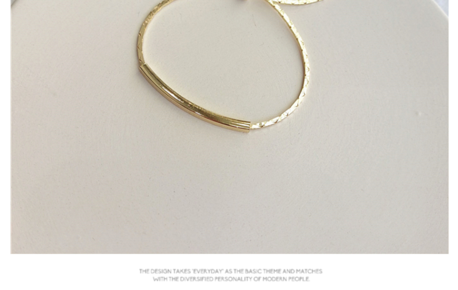 Daily Occasion Alloy Material 1 Piece Fashion Solid Color Alloy Plating Couple Bracelets