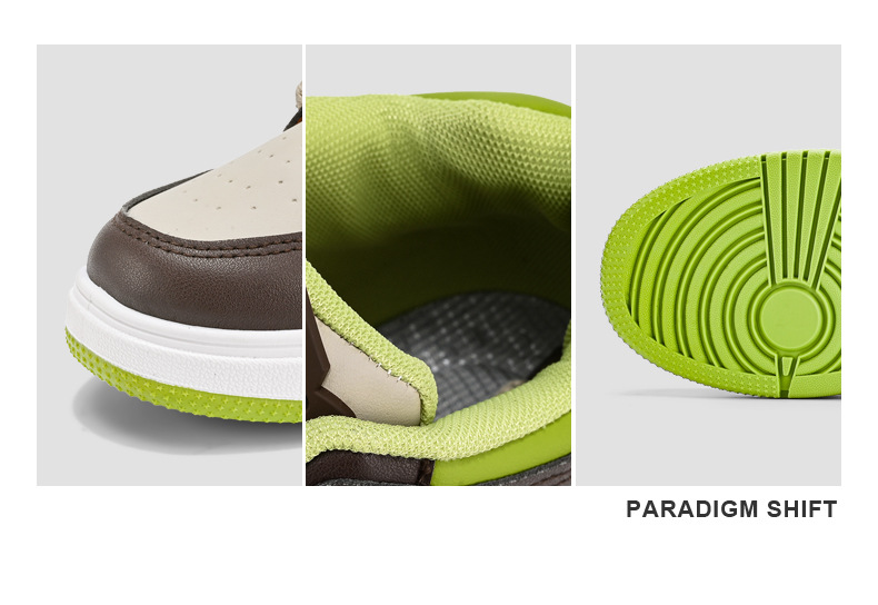 新益美 板鞋男新款小恶魔潮鞋运动时尚休闲高级板鞋