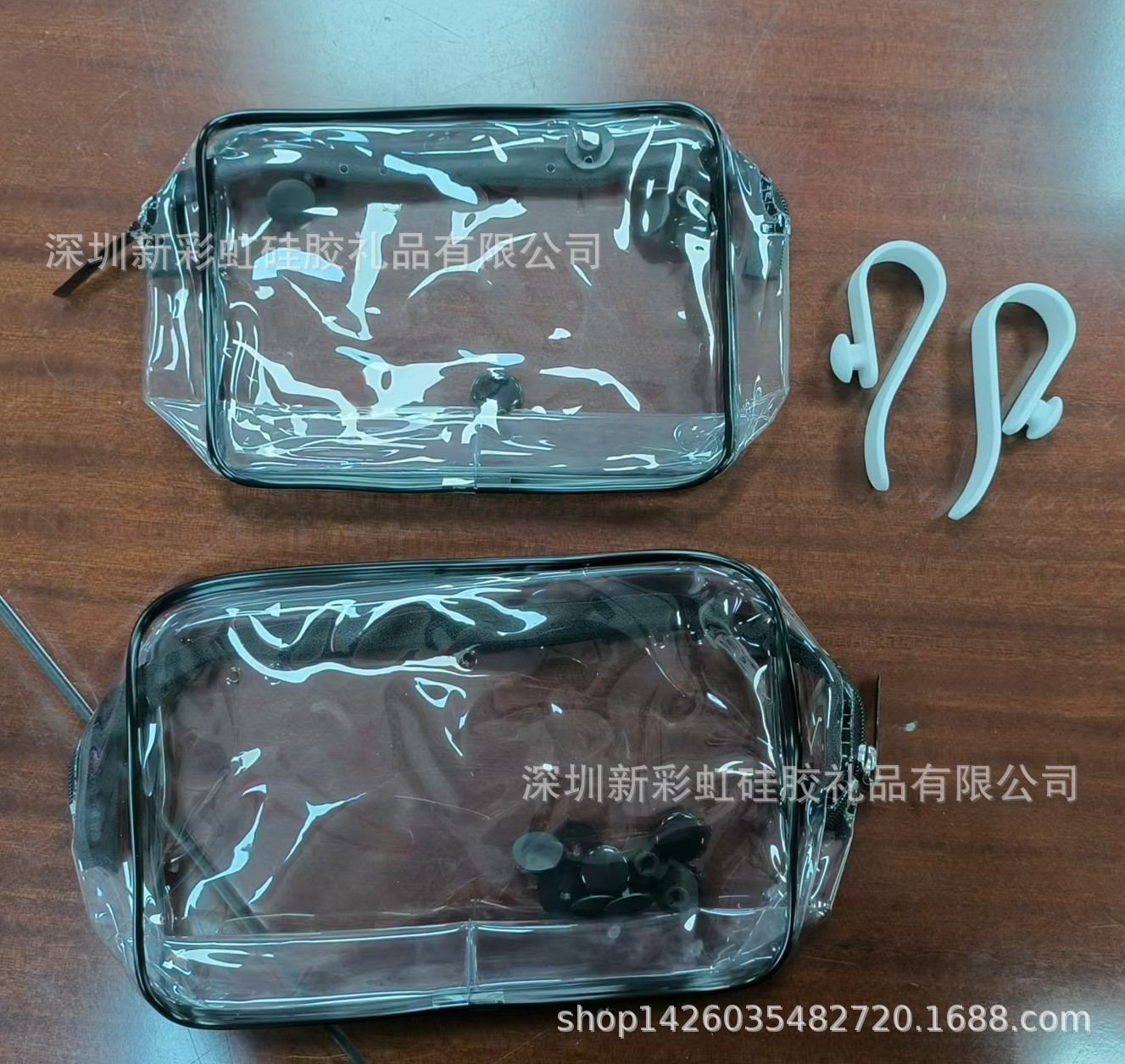 검은 후크의 두 조각 세트