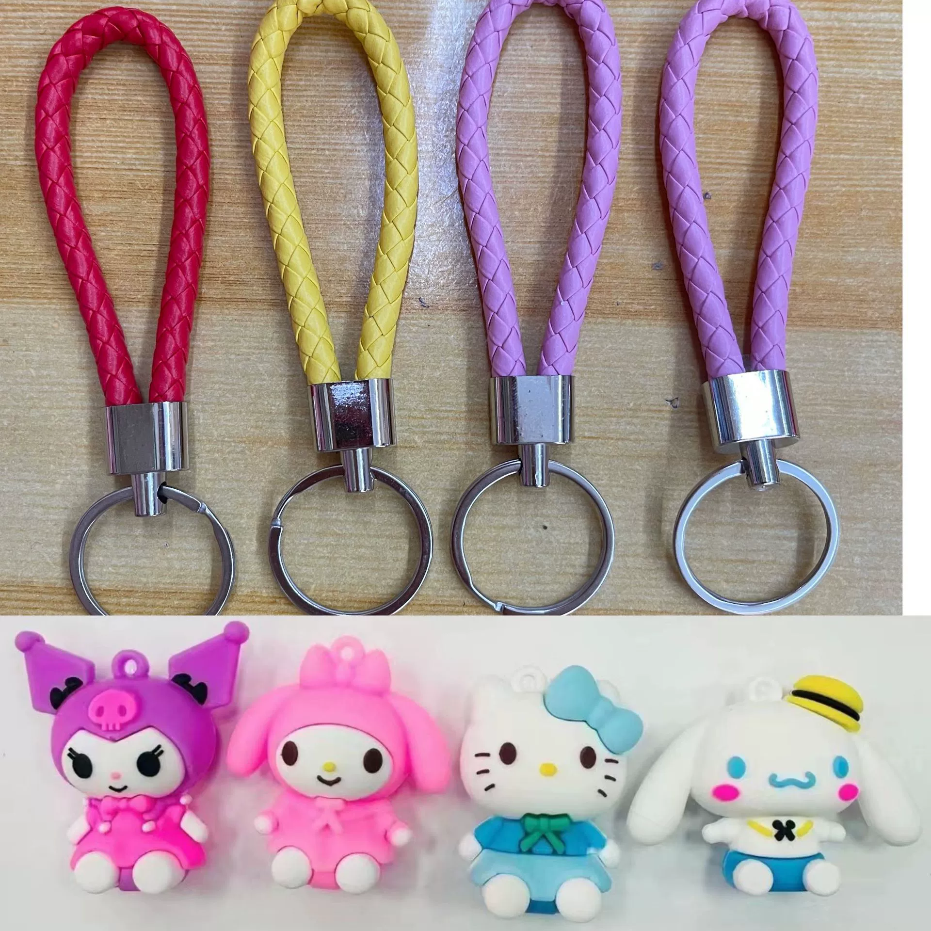 Sanrio, креативный плетёный брелок, подвеска для ключей, новая коллекция, оптом
