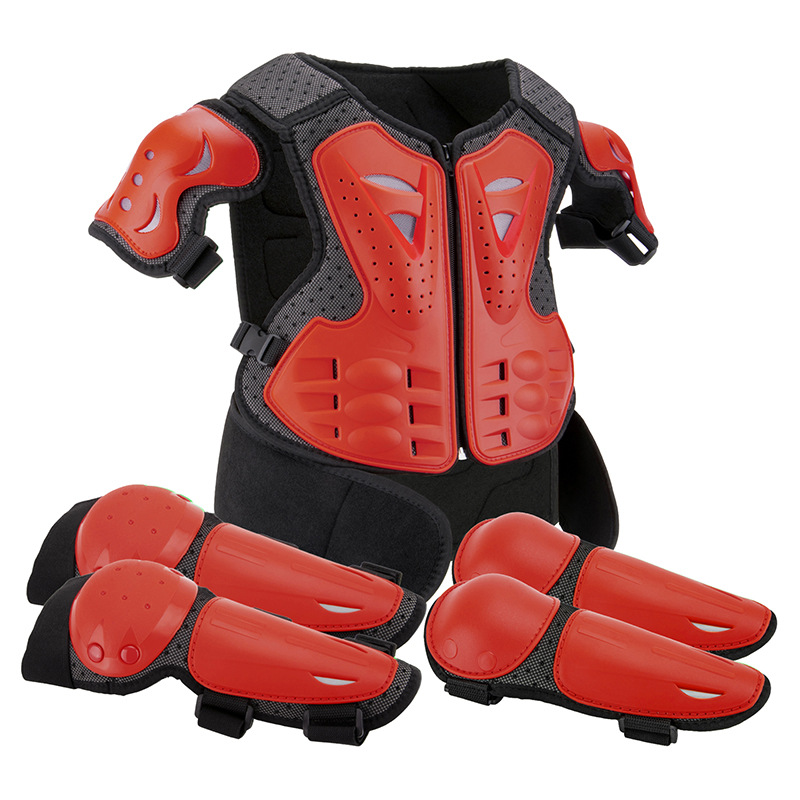 Fábrica al por mayor de niños equilibrio coche ciclismo ropa armadura ropa off-road motocicleta protección del pecho armadura chaleco resistente a la caída traje