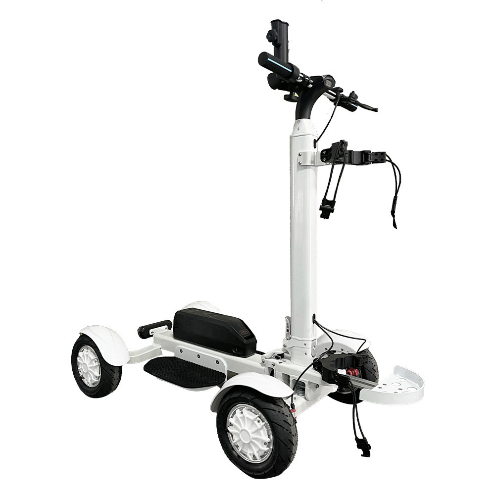 Retuol Four-Wheel Electric Golf Cart Scooter Foldableable and Detachable for 18 Holes Drop Shipping
