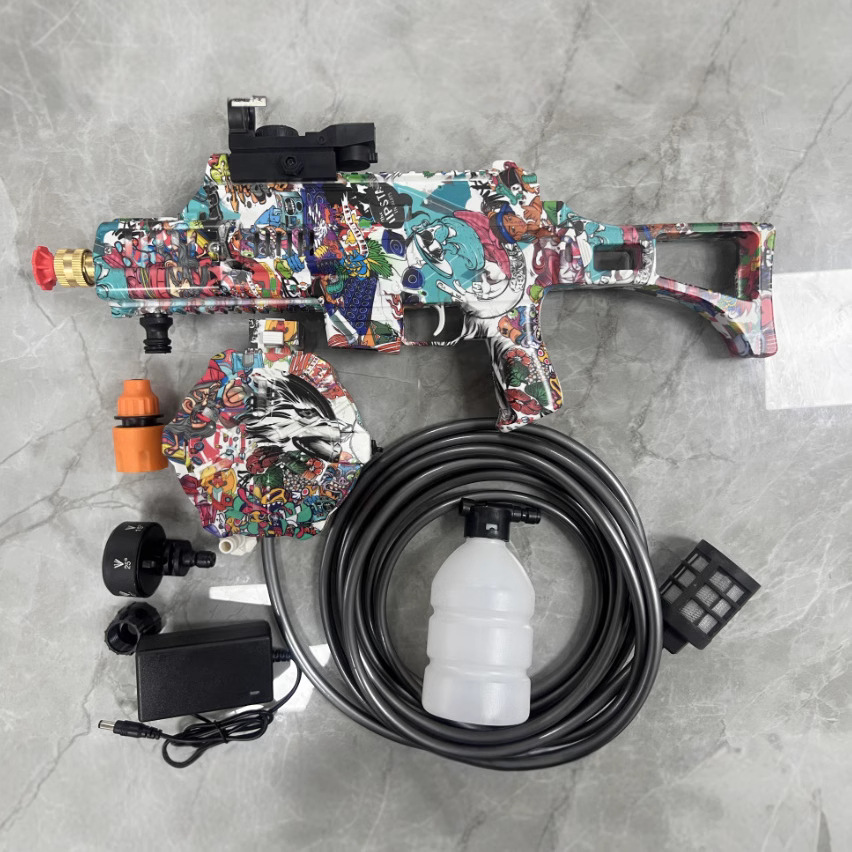 Transfronterizo AK lavado de automóviles de alta presión gran pistola de agua con tubería de bombeo portátil de aspersión de agua de gran capacidad de la red