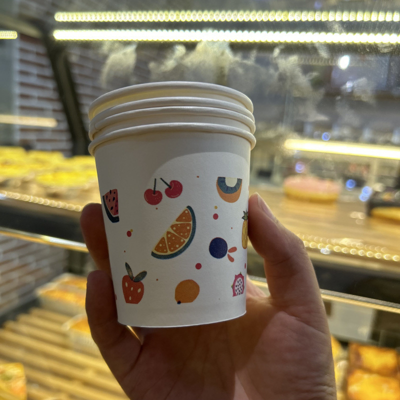 一次性杯子纸杯加厚水杯家用特厚风可爱纸杯办公商用批发|undefined